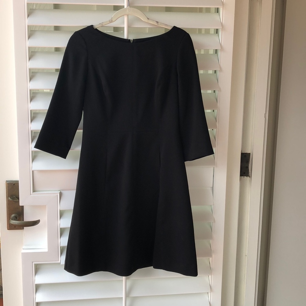 Black 3/4 sleeve formal dress